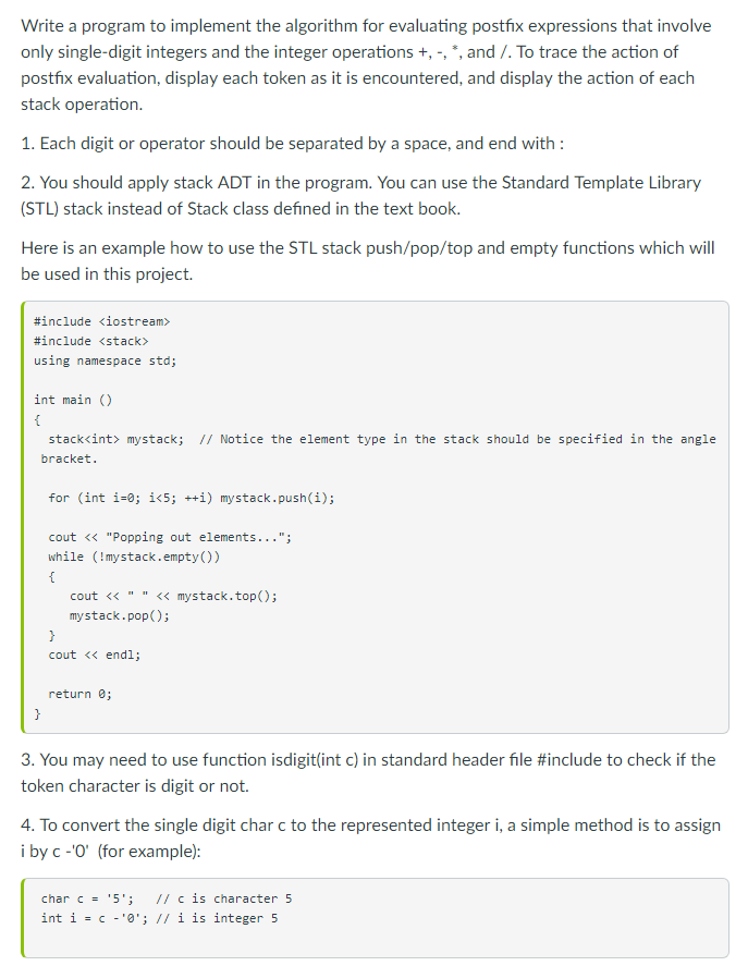 Solved Write a program to implement the algorithm for | Chegg.com