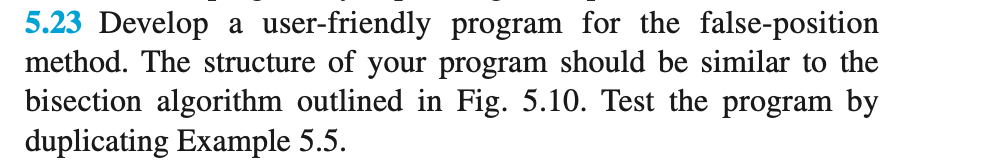 Solved You can use the bisection.m algorithm as a starting | Chegg.com