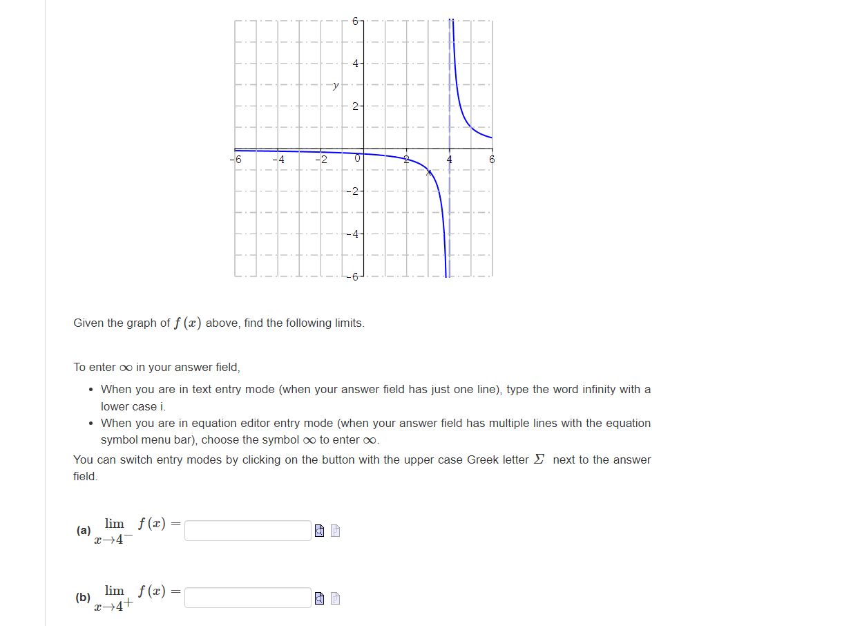 Solved Given the graph of f(x) above, find the following | Chegg.com