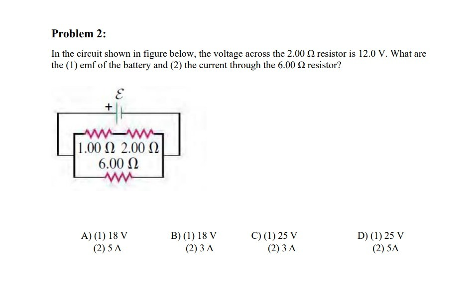 Solved Problem 2: In The Circuit Shown In Figure Below, The | Chegg.com