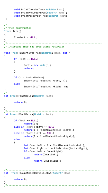 Solved C++ PLEASE The following is the program for the | Chegg.com