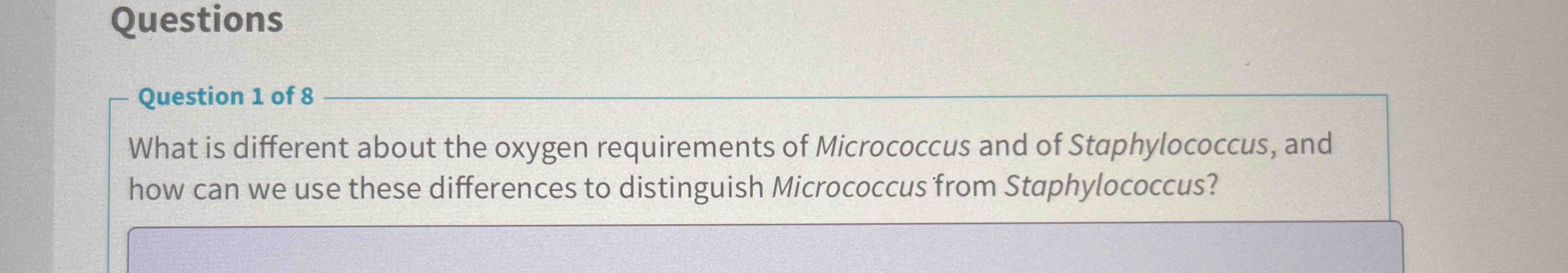 Solved QuestionsQuestion 1 ﻿of 8What is different about the | Chegg.com