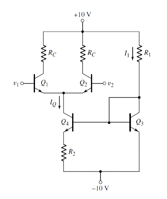 Solved The transistor parameters for the circuit shown are | Chegg.com