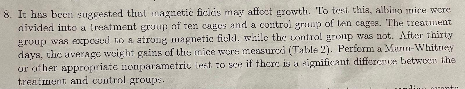 Solved Field present 22.8 10.2 20.8 27.0 19.2 9.0 14.2 19.8 | Chegg.com