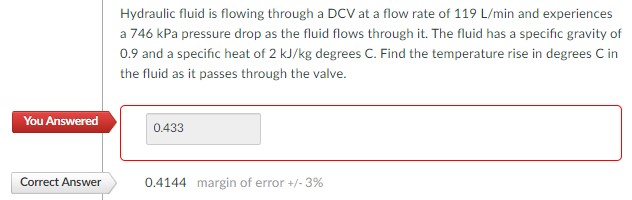 Solved Please show how to calculate the temperature rise in | Chegg.com