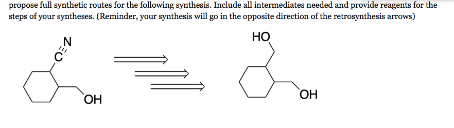 Solved Propose Full Synthetic Routes For The Following 