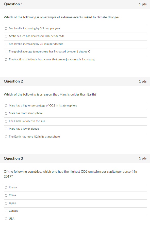 Solved Question 1 1 Pts Which Of The Following Is An Example | Chegg.com