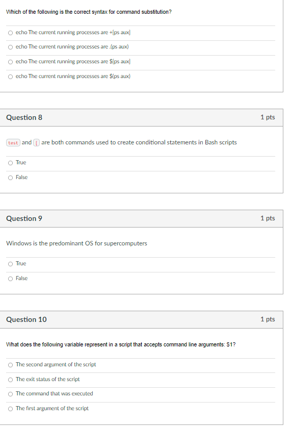 Solved Which of the following is the correct syntax for | Chegg.com