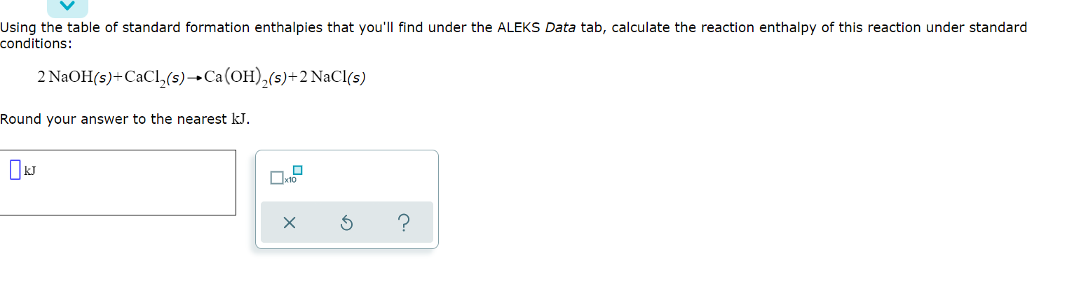 Solved Using the table of standard formation enthalpies that | Chegg.com