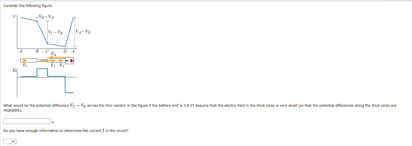 Solved Consider the following figure. VBVA VcVB A B C D