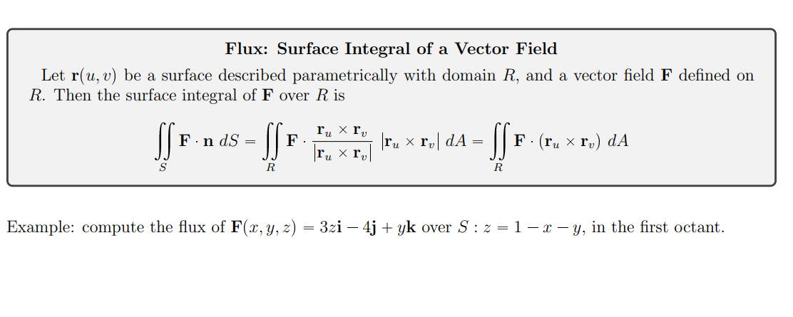 solved-flux-surface-integral-of-a-vector-field-let-r-u-v-chegg
