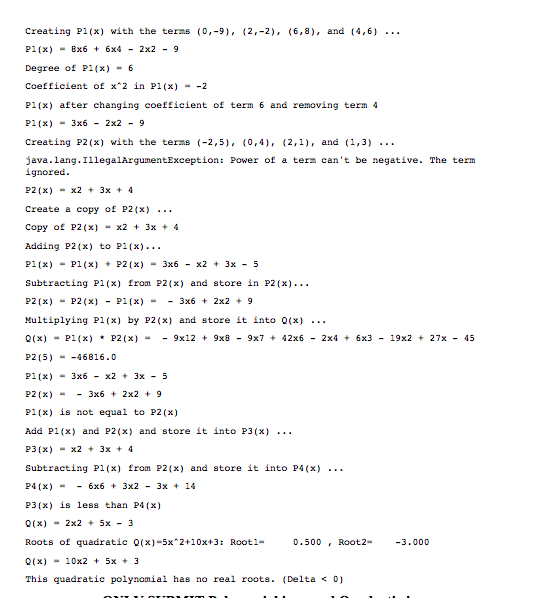 Solved Part 1 A polynomial is an expression consisting of a | Chegg.com