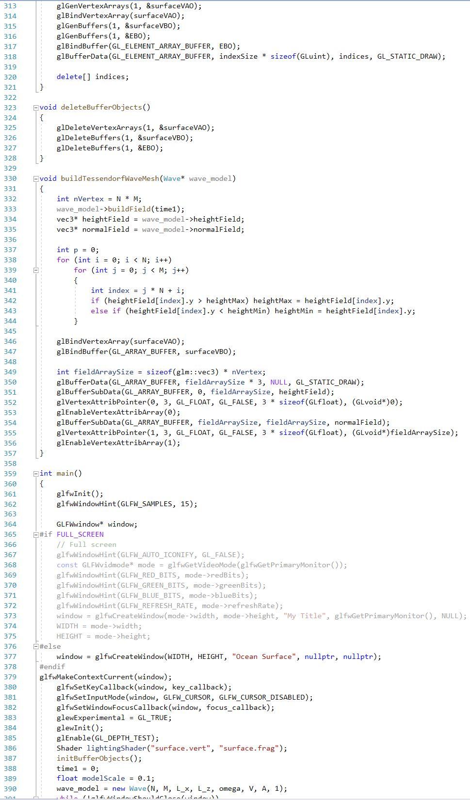 Solved All of this pic is the main.cpp to my project, below | Chegg.com