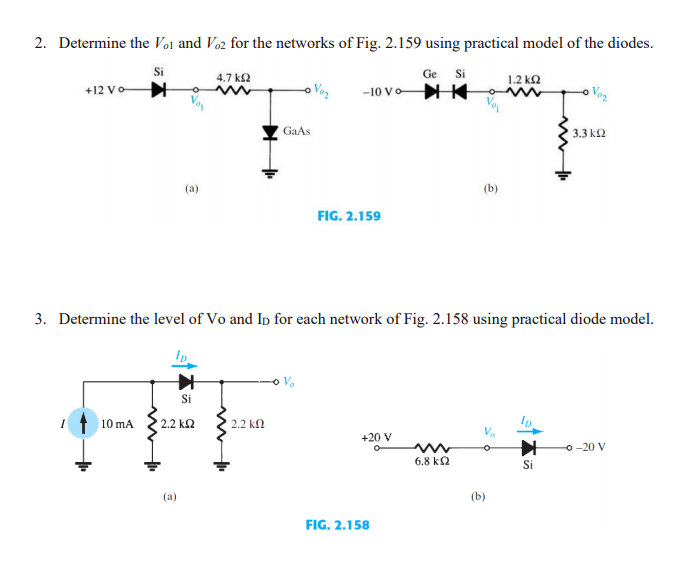 Vol Network Cap Solved 2. Determine the Vol and V.2 for the networks of Fig. | Chegg.com