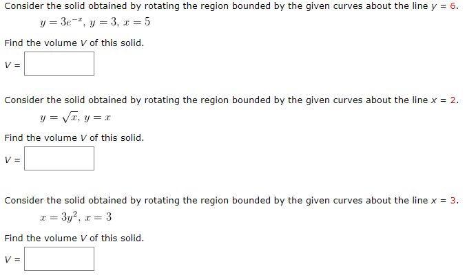 Solved Consider the solid obtained by rotating the region | Chegg.com