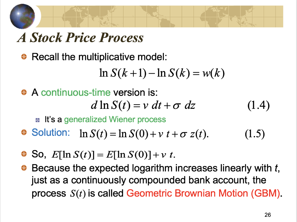 1. Consider a stock with an initial price of $10 and | Chegg.com