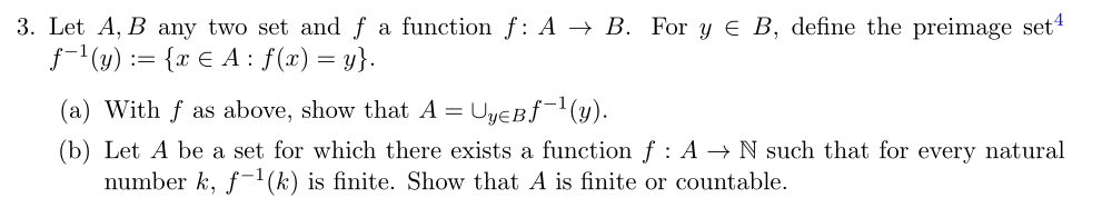 Solved 3. Let A, B Any Two Set And F A Function F: A + B. | Chegg.com