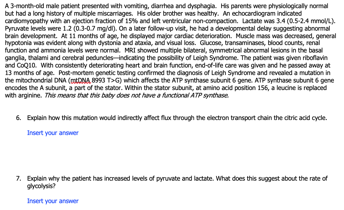 A 3-month-old male patient presented with vomiting, | Chegg.com