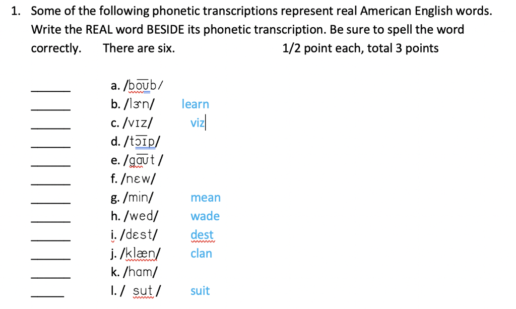 How To Transcribe Words