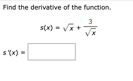 derivative of x sqrt 2x 3