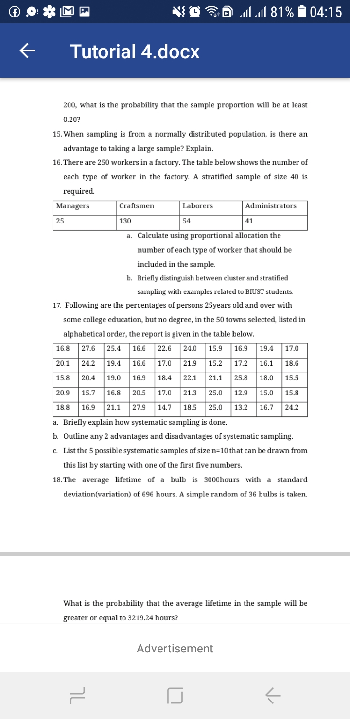 Lullull 81% 04:15 Tutorial 4.docx 200, what is the | Chegg.com