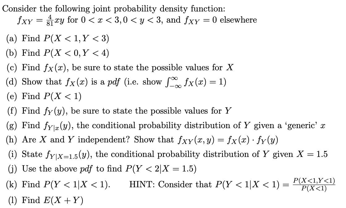 Solved Let X and Y be independent, normal random variables | Chegg.com