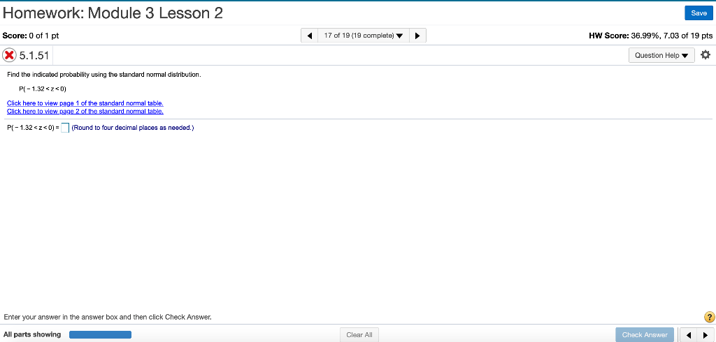 Solved Homework: Module 3 Lesson 2 Save Score: 0 of 1 pt 1 | Chegg.com