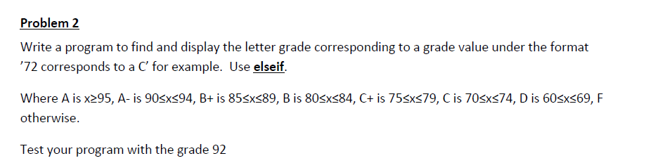 Solved Problem 2 Write a program to find and display the | Chegg.com
