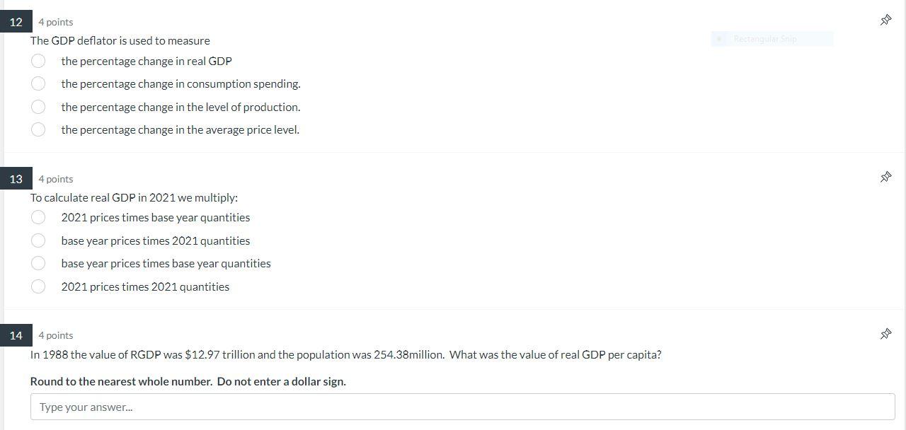 Solved 24 Points The GDP Deflator Is Used To Measure The Chegg Com   PhpRlBQHM