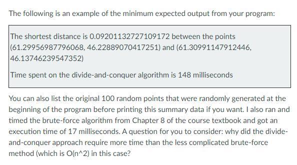 Solved JAVA PUBLIC CLASS IS: Efficient Algorithms Thank | Chegg.com