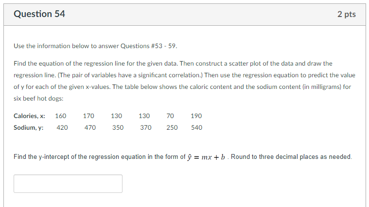 Solved Use the information below to answer Questions \#53 - | Chegg.com