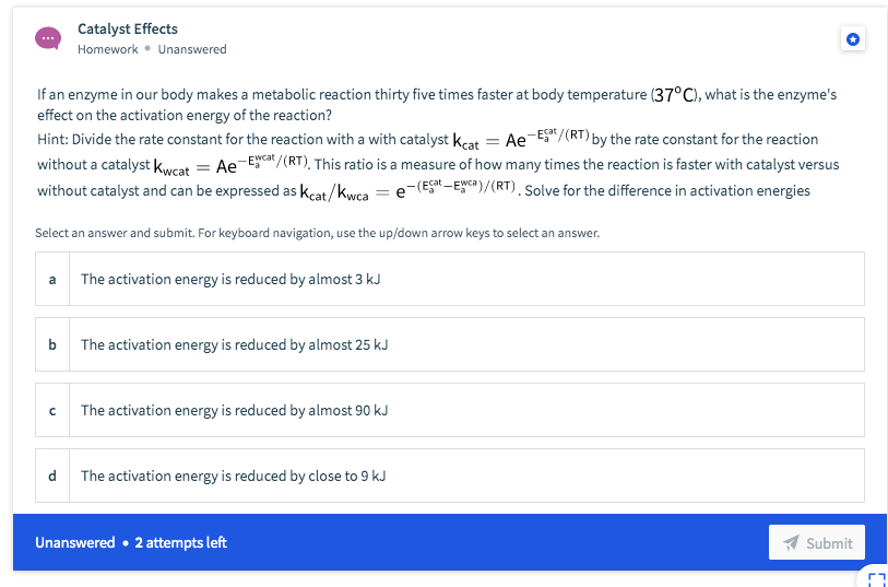 Solved What is the rate law for the reaction represented in | Chegg.com