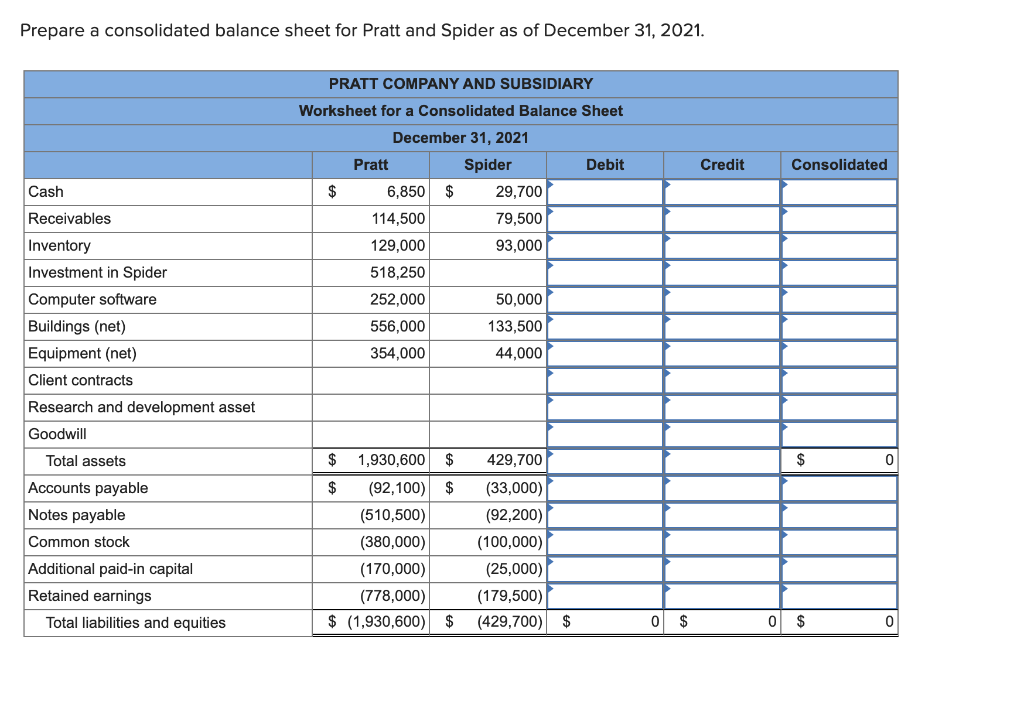 Solved Pratt Company acquired all of the outstanding shares