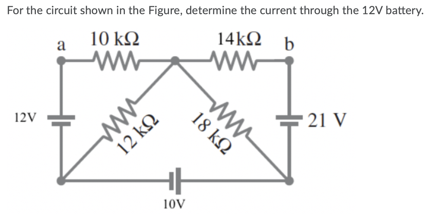 Solved For the circuit shown in the Figure, determine the | Chegg.com