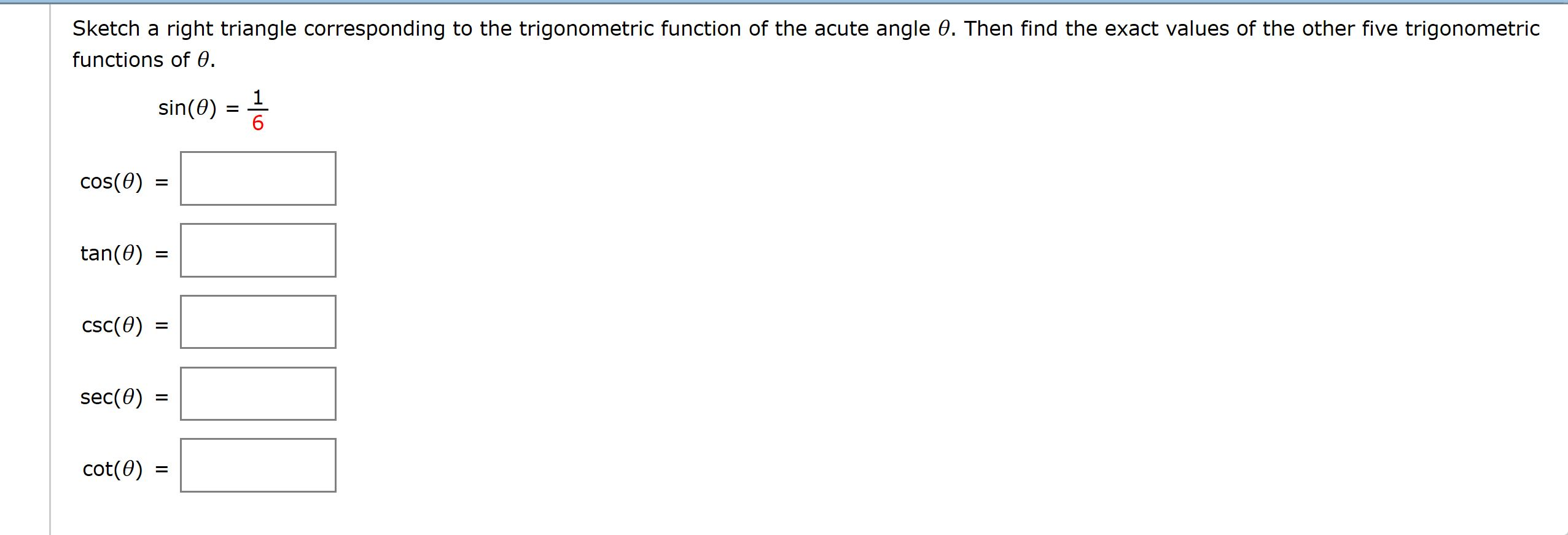 Solved Sketch A Right Triangle Corresponding To The Chegg Solved Sketch A Right Triangle Corresponding To The Chegg