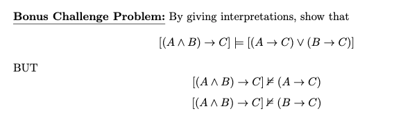 Solved Bonus Challenge Problem: By giving interpretations, | Chegg.com