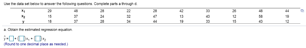 Solved b) Develop the correlation matrix for this set of | Chegg.com