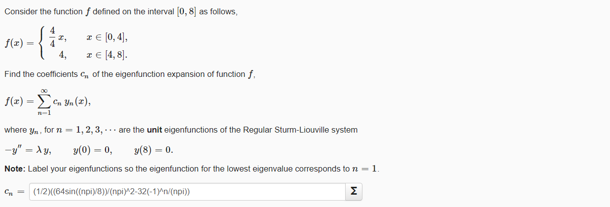 Solved Consider the function f defined on the interval [0,8] | Chegg.com