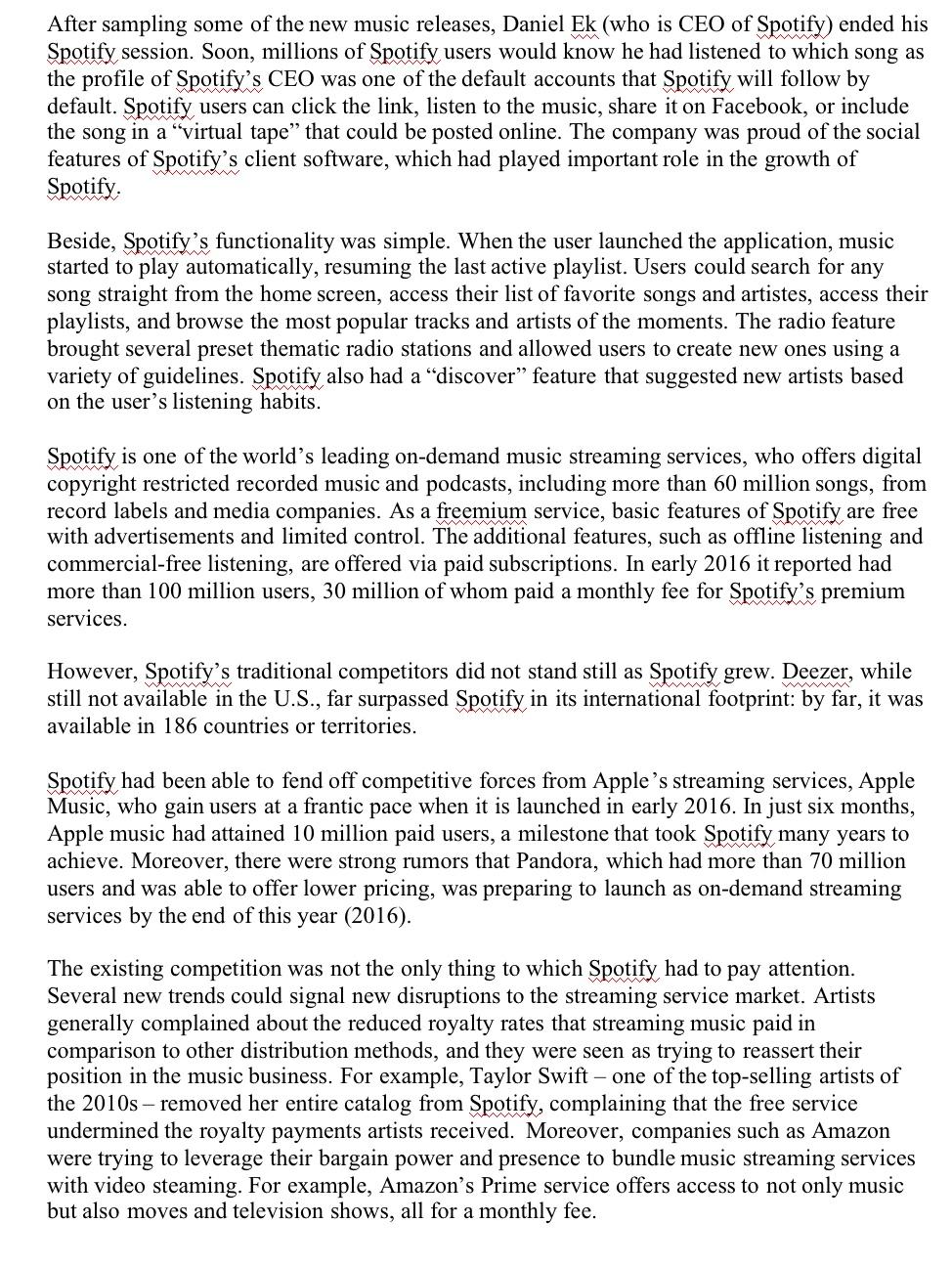 Solved (1) According to Porter's competitive forces model, | Chegg.com