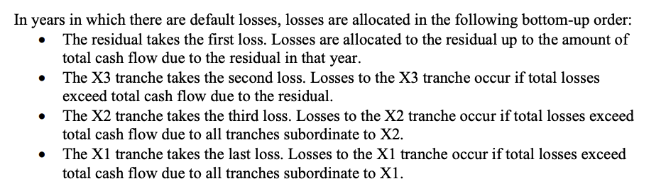 Solved Assume a collateral pool containing 5 -year | Chegg.com