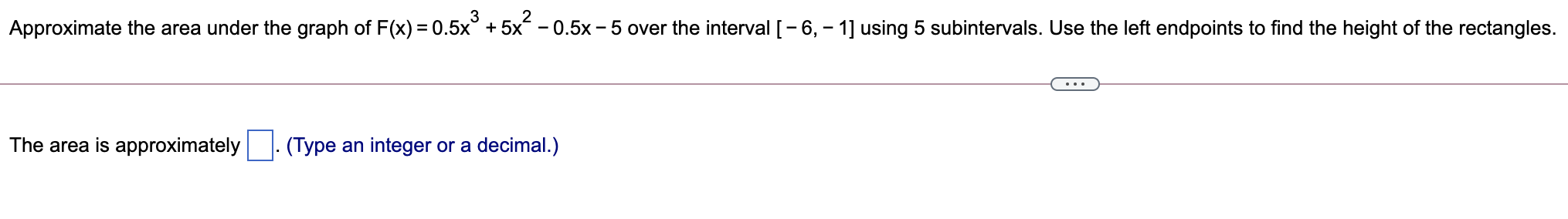 Solved Approximate the area under the graph of F(x) = 0.5x² | Chegg.com