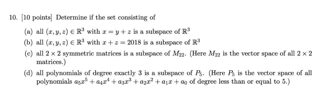 Solved 10 10 Points Determine If The Set Consisting Of 6806