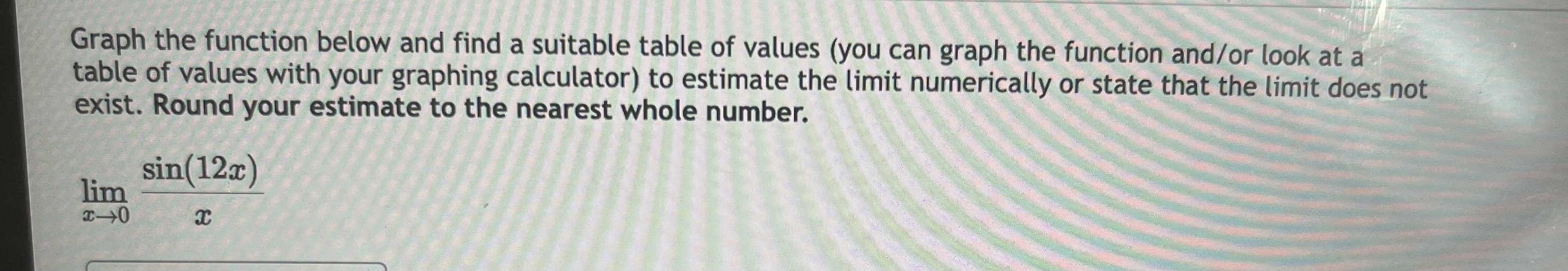 table of values graph