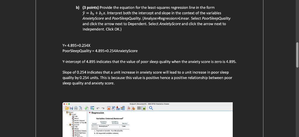 Solved c) (2 points) Using the same output from part b), | Chegg.com