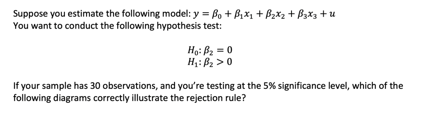 Solved Suppose You Estimate The Following Model: Y = Bo + | Chegg.com