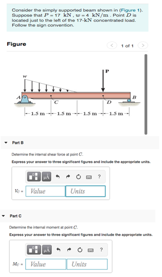 Solved Consider the simply supported beam shown in (Figure | Chegg.com