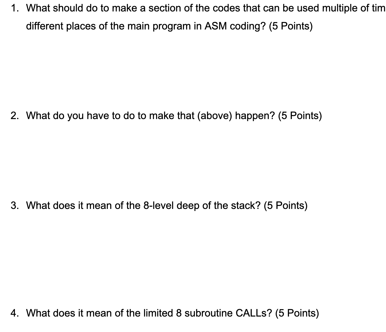 Solved 1. What should do to make a section of the codes that | Chegg.com