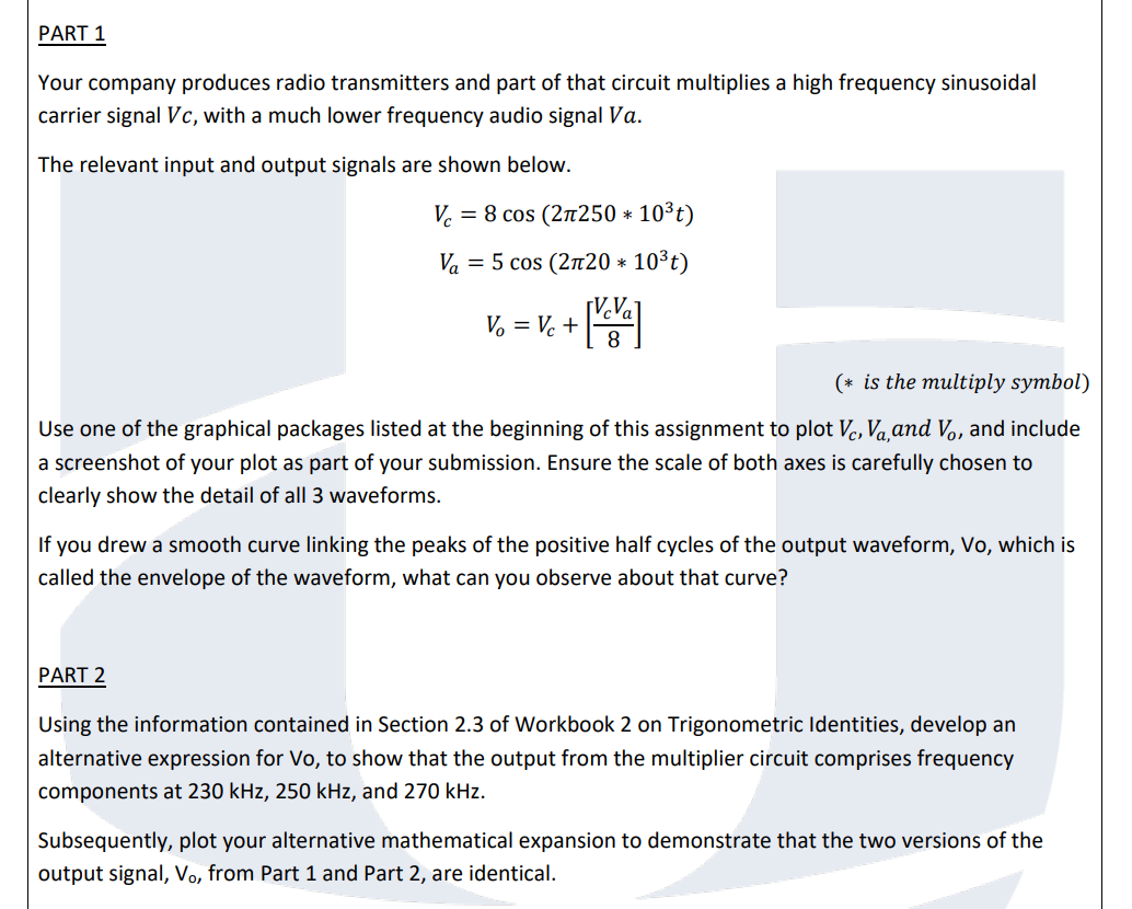 Solved Any help on part 2 is greatly appreciated.I have | Chegg.com