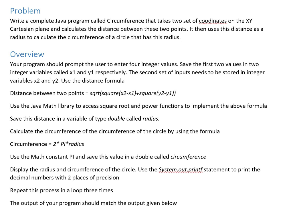 Solved WRITE A JAVA PROGRAM THAT FOLLOWS THE BELOW | Chegg.com
