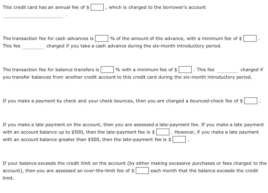 solved-4-types-of-credit-card-fees-annual-fees-chegg